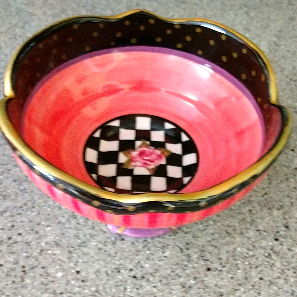 Amber Rose dessert bowl/ candy dish